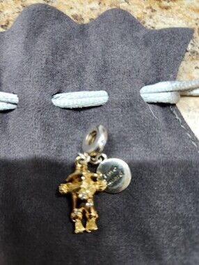 PANDORA Shine Collection- RARE & RETIRED Scarecrow Love Guard Charm